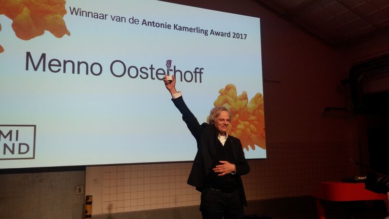 Menno Oosterhoff wint Antonie Kamerling Award